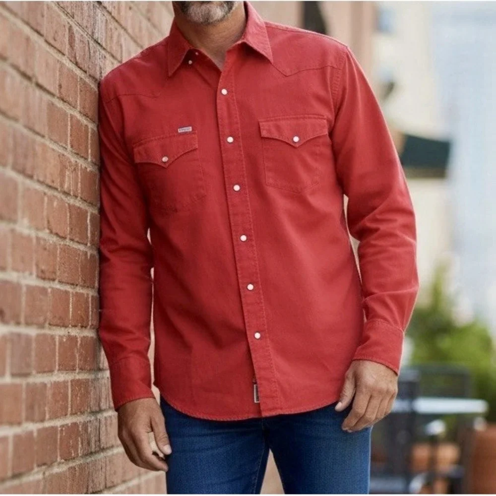Vtg Gorp core Carhartt Rugged Outdoor Wear Red Heavy‎ Canvas SU000 17 X 36 USA